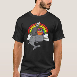 Camiseta Conejo Gato Negro De Pascua En Niño Arcoíris De Na