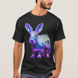 Camiseta Conejo geométrico arcoiris