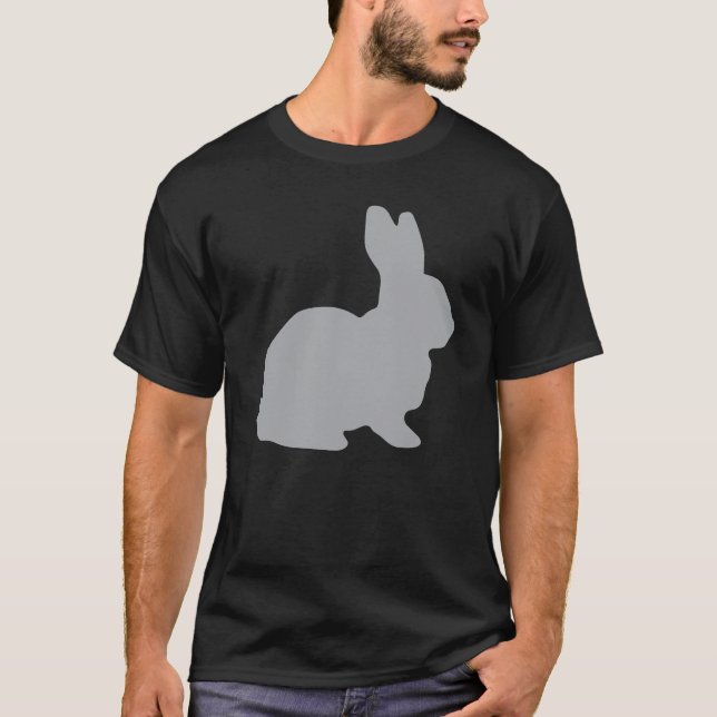 Camiseta Conejo Gray Rabbit Hare Cottontail Bunny Laprabbit (Anverso)