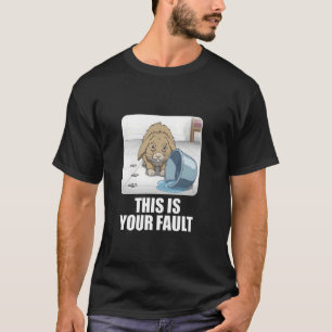 Camiseta Conejo Gruñón ESTA ES TU CULPA Amante de las Masco