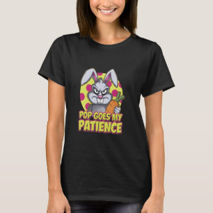 Camiseta Conejo Gruñón ESTALLA MI PACIENCIA Arte Pop Humor