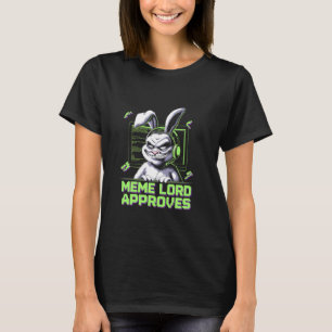 Camiseta Conejo Gruñón SEÑOR DE LOS MEMES APRUEBA Diversión