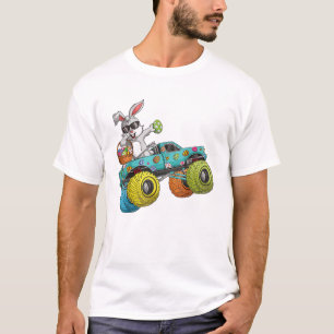 Camiseta Conejo haciendo dab Feliz Pascua Amantes de Camion