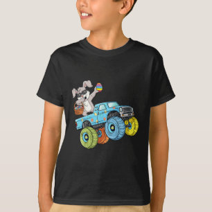 Camiseta Conejo haciendo dabbing Feliz Pascua Camión Monstr