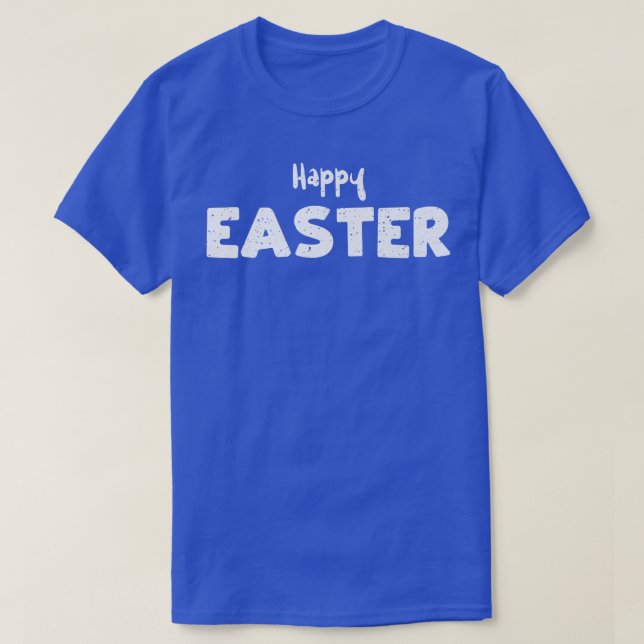 Camiseta Conejo Happy Easter Sayings (Diseño del anverso)