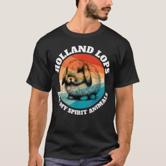 Camiseta Conejo Holland Lop Animal Espiritual