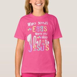 Camiseta Conejo Jesús de Pascua| Pascua Chicas