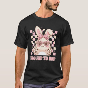 Camiseta Conejo Kawaii de Corazón Gafas de Sol Easter Demas