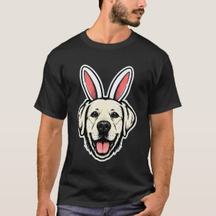 Camiseta Conejo Labrador Retriever Orejas Pascua Perro Niño