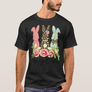 Camiseta Conejo Leopardo de Pascua Domingo de Ramos Chicas