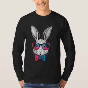 Camiseta Conejo Lindo Cara de Conejo Gafas Tie Dye Chica Fe