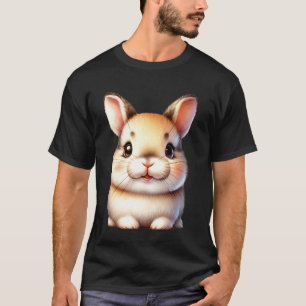 Camiseta Conejo lindo con diseño de conejo de ojos grandes