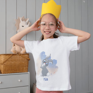 Camiseta Conejo Lindo con Gafas Personalizado