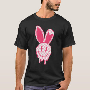Camiseta Conejo Lindo Cuadrado Sonrisa Cara Feliz Cuadrada