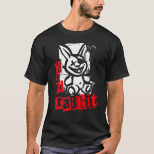 Camiseta Conejo Mal De Conejo Como Parodia De Estilo Grunge