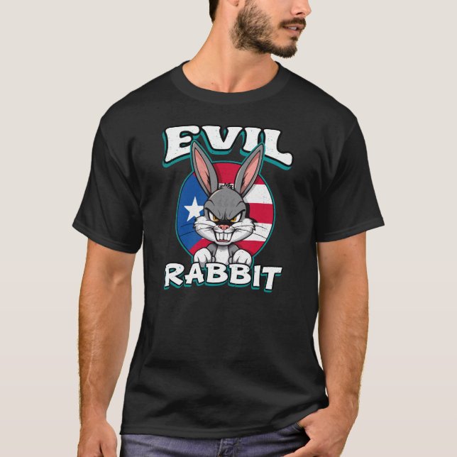 CAMISETA CONEJO MALVADO (Anverso)