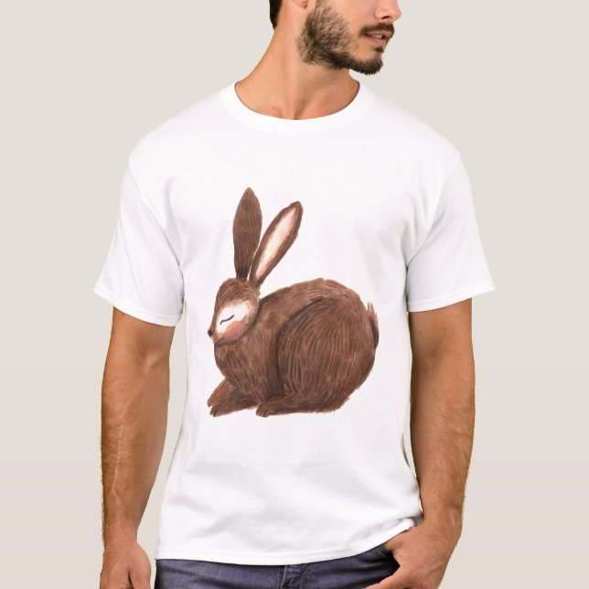 Camiseta Conejo Marrón (Anverso)