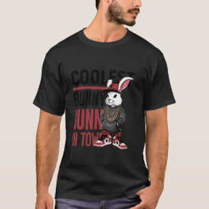 Camiseta Conejo más frío en la ciudad ropa de moda con tema