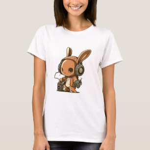 Camiseta Conejo melódico: Un viaje musical