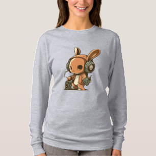 Camiseta Conejo melódico: Un viaje musical