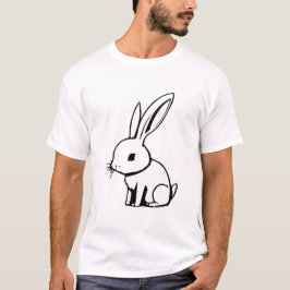 Camiseta Conejo minimalista