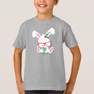 Camiseta Conejo navidad, Conejo Hipster, Conejo Con Gafas