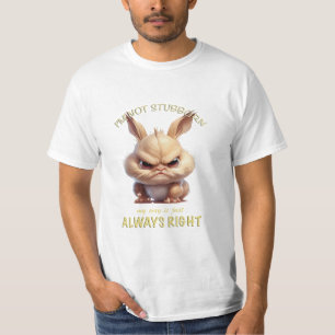 Camiseta Conejo No soy testarudo Mi camino siempre está bie