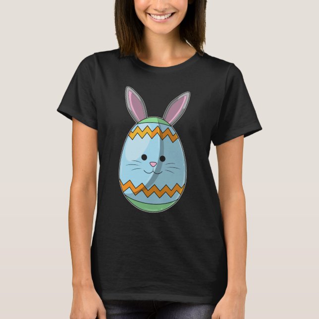 Camiseta Conejo Pascua huevo de Pascua (Anverso)