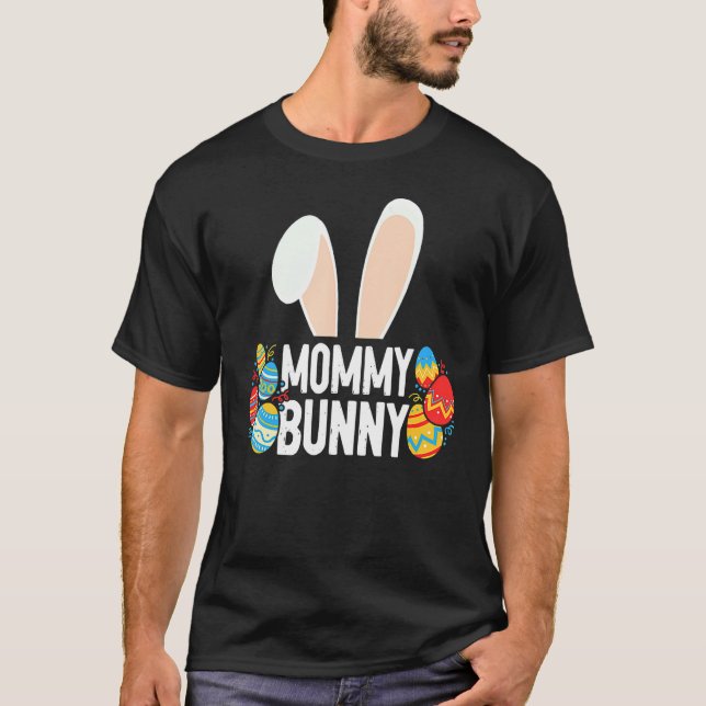 Camiseta Conejo Pascua Madre Huevo Día de Pascua Mamá Bunn (Anverso)