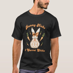Camiseta Conejo Patea Palitos de Zanahoria Chinoiserie Cone