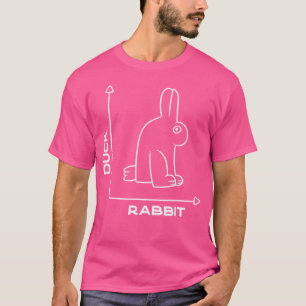 Camiseta Conejo Pato Conejo Funny Conejo Palabra de ilusión