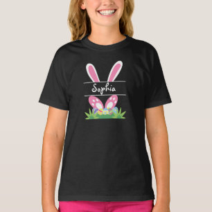 Camiseta Conejo personalizado de Pascua Personalizado de Pa
