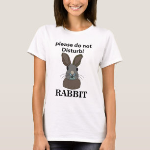 Camiseta Conejo Por favor no molestar Conejo divertido