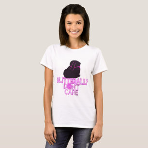 Camiseta Conejo purpurina no le importa