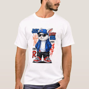 Camiseta Conejo Rebelde Callejero – Ropa Urbana y Genial de