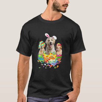 Camiseta Conejo Retriever G O L D E N Perro Feliz Pascua