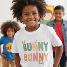 Camiseta Conejo retro: Bunny Bunny Bliss
