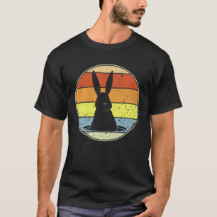 Camiseta Conejo Retro Conejo Vintage Silhouette Animal 80S