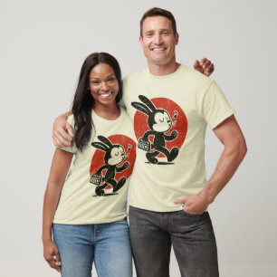 Camiseta Conejo Silbador Vintage – Caricatura Retro