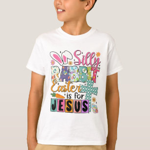 Camiseta Conejo tonto Pascua Conejito lindo Fe cristiana Fe