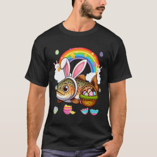 Camiseta Conejo Trucha Pescado Pascua de Resurrección Cazan