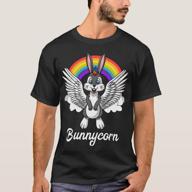 Camiseta Conejo Unicornio (Anverso)
