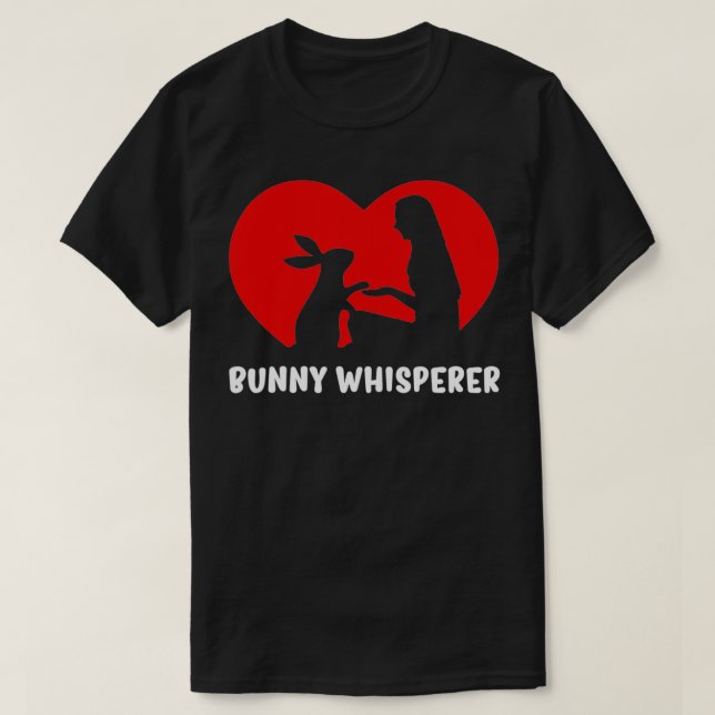 Camiseta Conejo Whisperer Bunny Mom Whisperer (Diseño del anverso)