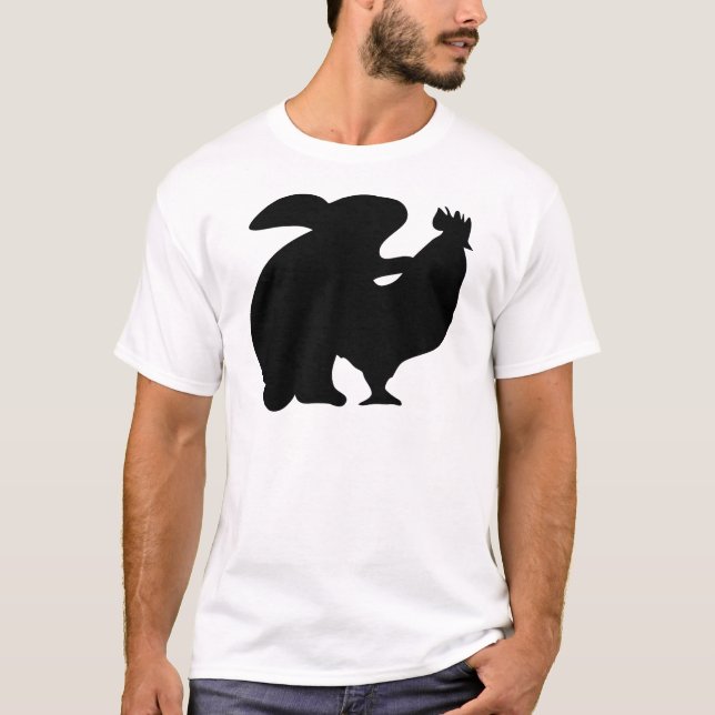 Camiseta Conejo y pollo (Anverso)