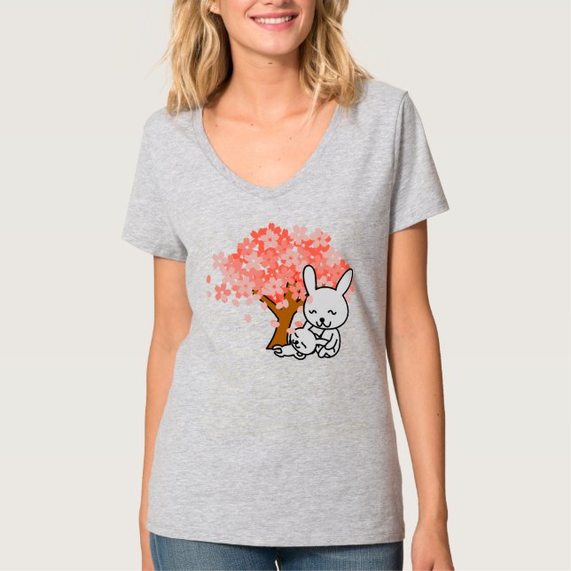 Camiseta Conejos cortos (Anverso)