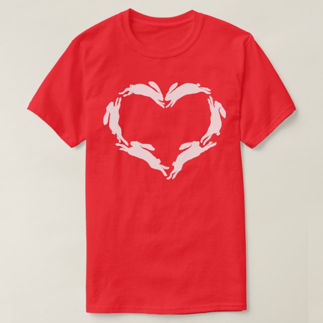 Camiseta Conejos de amor (Diseño del anverso)