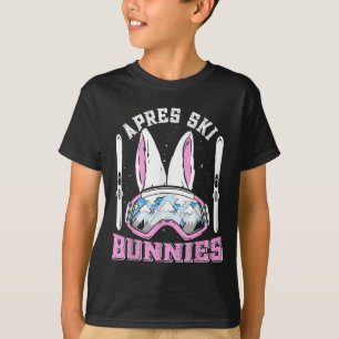 Camiseta Conejos de après-ski Bunny conejos de esquí Mujere