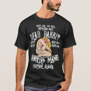CAMISETA CONEJOS MUERTOS PURÉ DE LIEBRE PARRILLA PUB ALASKA