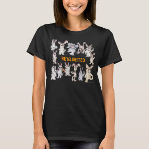 Camiseta Conejos Personalizados Bunlimited moreno negro