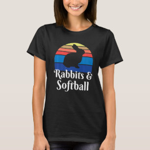 Camiseta Conejos Y Softbol